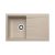PYRAMIS ALAZIA (79x50) SAND BEIGE gránit mosogató