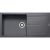 PYRAMIS ALAZIA XL (100x50) IRON GREY gránit mosogató