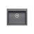 Pyramis Istros (61x50) iron grey gránit mosogatótálca