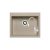 PYRAMIS ISTROS (61x50) GRÁNIT MOSOGATÓ, sand beige + Ferro zumba csaptelep