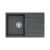 Quadron MORGAN 111 black diamond gránit mosogatótálca