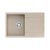 Quadron MORGAN 111 pearl beige gránit mosogatótálca