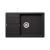 Schock Ronda D-100XL gránit mosogatótálca Cristalite Nero 780 x 500 mm