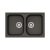 Schock Viola N-200S gránit mosogatótálca Cristalite Asphalt 790 x 500 mm
