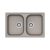 Schock Viola N-200S gránit mosogatótálca Cristalite Concrete 790 x 500 mm